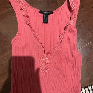 Forever 21 Red Crop Top